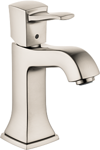 Hansgrohe Metropol Classic Single-Hole Faucet 110 with Pop-Up Drain 1.2 GPM, Brushed Nickel