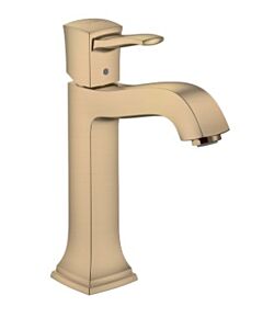 Hansgrohe Metropol Classic 1.2 GPM Single-Hole Faucet 160 with Pop-Up Drain, Brushed Bronze