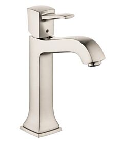 Hansgrohe Metropol Classic 1.2 GPM  Single-Hole Faucet 160 with Pop-Up Drain, Brushed Nickel