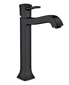 Hansgrohe Metropol Classic 1.2 GPM Single-Hole Faucet 260 with Pop-Up Drain, Matte Black