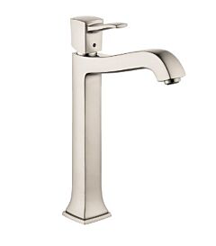 Hansgrohe Metropol Classic 1.2 GPM Single-Hole Faucet 260 with Pop-Up Drain, Brushed Nickel