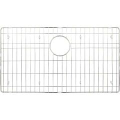 32-15/16'' x 15-13/16" x 1" Stainless Steel Protective Bottom Sink Mat, Single Grid, Elements Sink