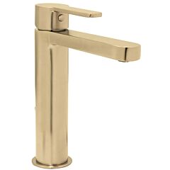 Tazio 7-1/4" (184mm) Height Single Control Lavatory Faucet in a PVD Satin Brass Finish