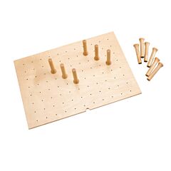 Rev-A-Shelf Cut-To-Size Insert a 12 Peg System for Drawers, Medium 30-1/4" (769mm), Natural Maple