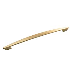 Velocity Style 12 Inch (305mm) Center to Center, Overall Length 13-7/8 inch Flat Ultra Brass Kitchen Appliance Pull/Handle