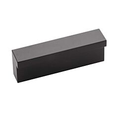 Streamline Style 1-1/4 Inch (32mm) Center to Center, Overall Length 1-3/4 Inch Flat Onyx Kitchen Cabinet Pull/Handle