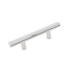 Bar Pull Style 2-1/2 Inch (64mm) Center to Center, Overall Length 4-7/8 Inch Chrome Kitchen Cabinet Pull/Handle