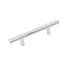 Bar Pull Style 3 Inch (76mm) Center to Center, Overall Length 5-1/2 Inch Chrome Kitchen Cabinet Pull/Handle