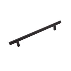 Bar Pull Style 6-5/16 Inch (160mm) Center to Center, Overall Length 8-5/8 Inch Matte Black Kitchen Cabinet Pull/Handle