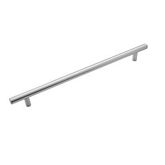 Bar Pull Style 10-1/8 Inch (256mm) Center to Center, Overall Length 12-7/16 Inch Stainless Steel Kitchen Cabinet Pull/Handle
