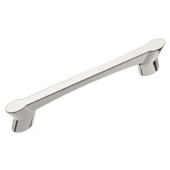 Wisteria Style 3-3/4Inch (96mm) Center to Center, Overall Length 4-5/8 Inch, Polished Nickel Kitchen Cabinet Pull/Handle
