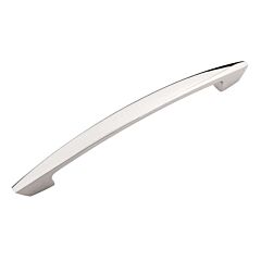 Velocity Style 6-5/16 Inch (160mm) Center to Center, Overall Length 8 Inch Polished Nickel Kitchen Cabinet Pull/Handle
