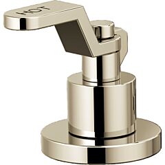 LITZE Widespread Lavatory Industrial Lever Handle Kit, Polished Nickel