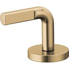 LITZE Widespread Lavatory Notch Lever Handle Kit, Luxe Gold