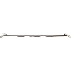 Hopewell Bath Double Towel Bar 30" Center to Center, 31-1/2" (800mm) Overall Length, Polished Nickel
