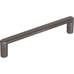 Gibson Style 5-1/16 Inch (128mm) Center to Center, Overall Length 5-1/2 Inch Brushed Pewter Kitchen Cabinet Pull/Handle
