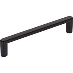 Elements Gibson Collection 5-1/16" (128mm) Center to Center, 5-1/2" (140mm) Overall Length Matte Black Cabinet Pull/Handle