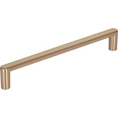 Gibson Style 6-5/16 Inch (160mm) Center to Center, Overall Length 6-3/4 Inch Satin Bronze Kitchen Cabinet Pull/Handle