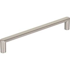 Elements Gibson Collection 6-5/16" (160mm) Center to Center, 6-3/4" (171.5mm) Overall Length Satin Nickel Cabinet Pull/Handle