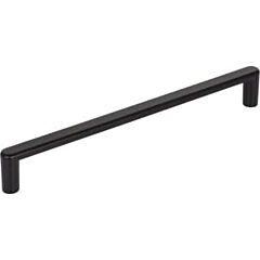 Gibson Style 7-9/16 Inch (192mm) Center to Center, Overall Length 8 Inch Matte Black Kitchen Cabinet Pull/Handle