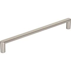 Elements Gibson Collection 7-9/16" (192mm) Center to Center, 8" (203mm) Overall Length Satin Nickel Cabinet Pull/Handle