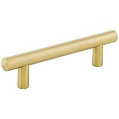 Key West Style 3-3/4 Inch (96mm) Center to Center, Overall Length 6 Inch Brushed Gold Cabinet Bar Pull/Handle