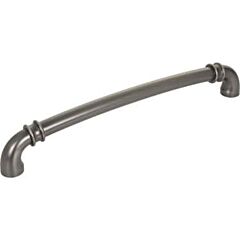 Marie Style 18 Inch (457mm) Center to Center, Overall Length 19 Inch Brushed Pewter Kitchen Appliance Pull/Handle