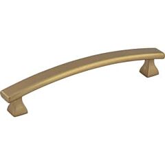 Elements Hadly Collection 5-1/16" (128mm) Center to Center, 6-1/16" (154mm) Overall Length Satin Bronze Cabinet Pull/Handle