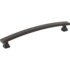 Elements Hadly Collection 6-5/16" (160mm) Center to Center, 7-5/16" (186mm) Overall Length Brushed Oil Rubbed Bronze Cabinet Pull/Handle