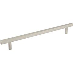 Dominique Style 12 Inch (305mm) Center to Center, Overall Length 15 Inch (381mm) Satin Nickel Appliance Pull/Handle