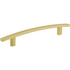 Elements Thatcher Collection 5-1/16" (128mm) Center to Center, 7-1/4" (184mm) Overall Length Brushed Gold Cabinet Pull/Handle