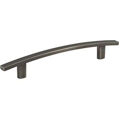 Elements Thatcher Collection 5-1/16" (128mm) Center to Center, 7-1/4" (184mm) Overall Length Brushed Pewter Cabinet Pull/Handle