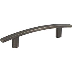 Elements Thatcher Collection 3-3/4" (96mm) Center to Center, 6" (152mm) Overall Length Brushed Pewter Cabinet Pull/Handle