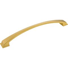 Jeffrey Alexander Roman Collection 12" (305mm) Center to Center, 13-5/8" (346mm) Overall Length Brushed Gold Cabinet Pull/Handle