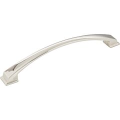 Roman Polished Nickel 7-9/16" (192mm) Center to Center, Overall Length 8-3/4" Cabinet Hardware Pull/Handle, Jeffrey Alexander