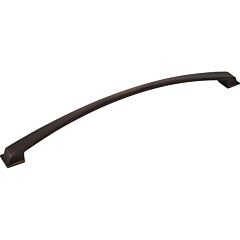 Roman Brushed Oil Rubbed Bronze 12" (305mm) Center to Center, Overall Length 13-3/16" Cabinet Hardware Pull/Handle, Jeffrey Alexander