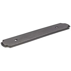 Jeffrey Alexander Backplate 3-3/4 Inch (96mm) Center-to-Center Gun Metal Cabinet Handle Backplate