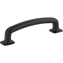 Belcastel 1 Style 3-3/4 Inch (96mm) Center to Center, Overall Length 4-5/8 Inch Matte Black Kitchen Cabinet Pull/Handle