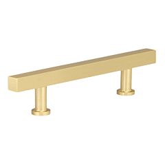 Elegant Bar Pull 3-3/4" (96mm) Center to Center, Overall Length6-5/32" (156.5mm) Royal Gold Kitchen Cabinet Pull/Handle