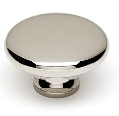 Alno Rope Series 1-3/4" (44mm) Diameter Round Cabinet Knob 1-1/4" (32mm) Projection in Polished Nickel Finish
