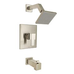 Razo Tub and Shower Trim Package, PVD Satin Nickel