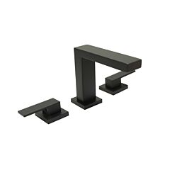 8" Widespread Faucet with Tall Sleek Spout, Matte Black