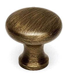 Alno Rope Series 3/4" (19mm) Diameter Round Cabinet Knob 3/4" (19mm) Projection in Antique English Finish
