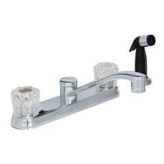 Reliaflo 8" Kitchen Faucet with Side Sprayer, Chrome