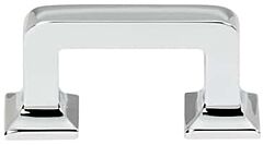 Alno Millenium 1 1/2 Inch Center to Center, 2 1/8 Inch Overall Length Polished Chrome Cabinet Hardware Pull / Handle