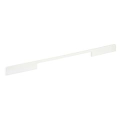 Contemporary 12-5/8" (320mm) and 21-3/8" (544mm) Center to Center, Overall Length 23-5/8 Inch White Cabinet Pull/Handle