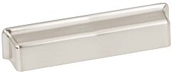 Alno Millennium 5 Inch Center to Center, 5 5/8 Inch Overall Length Satin Nickel Cabinet Cup Pull