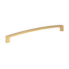 Contemporary 10-1/8" (256mm)Center to Center, Overall Length 10-9/16 Inch Aurum Brushed Gold Cabinet Pull/Handle