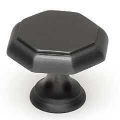 Alno Contemporary Series 1-3/8" (35mm) Overall Length Geometric Cabinet Knob 3/4" (19mm) Base Diameter 1-1/8" (29mm) Projection in Chocolate Bronze Finish