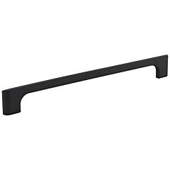 Jeffrey Alexander Leyton Collection 8-13/16" (224mm) Center to Center, 10-13/16" (275mm) Overall Length Matte Black Cabinet Pull/Handle